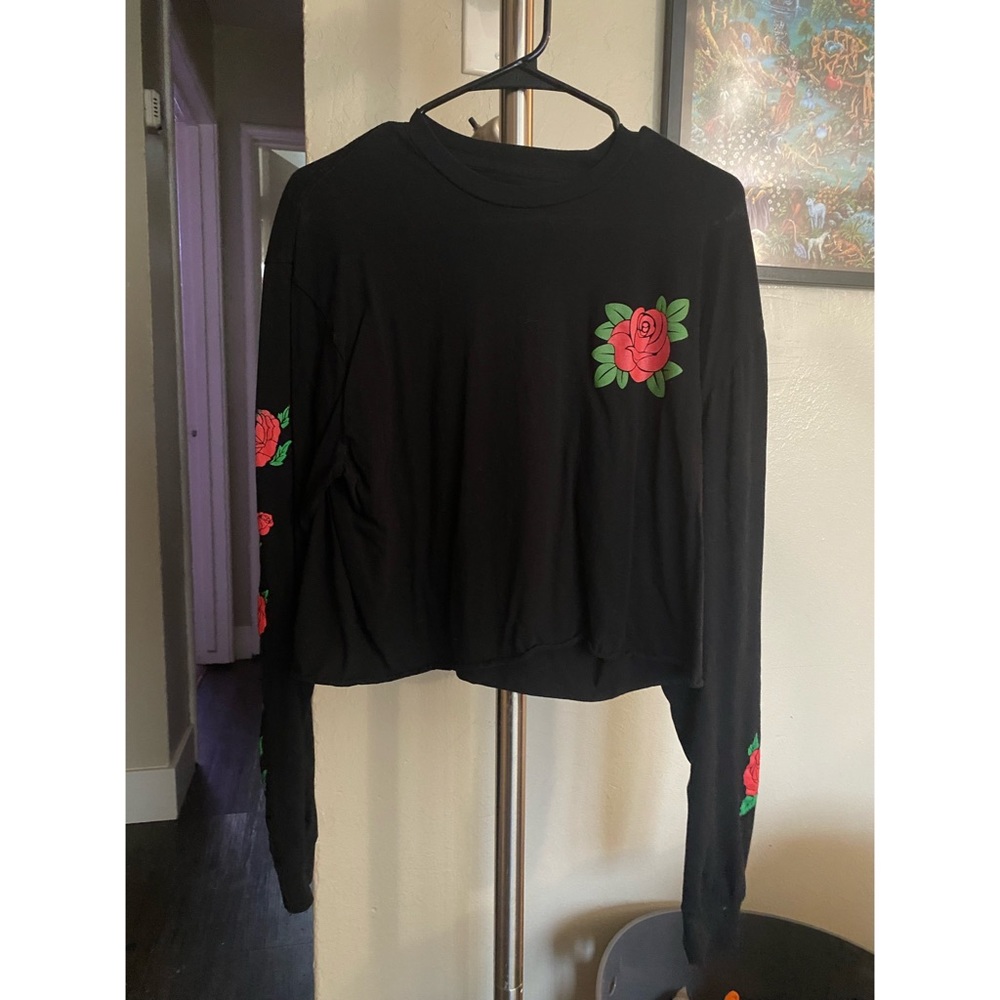 Long Sleeve Crop Top